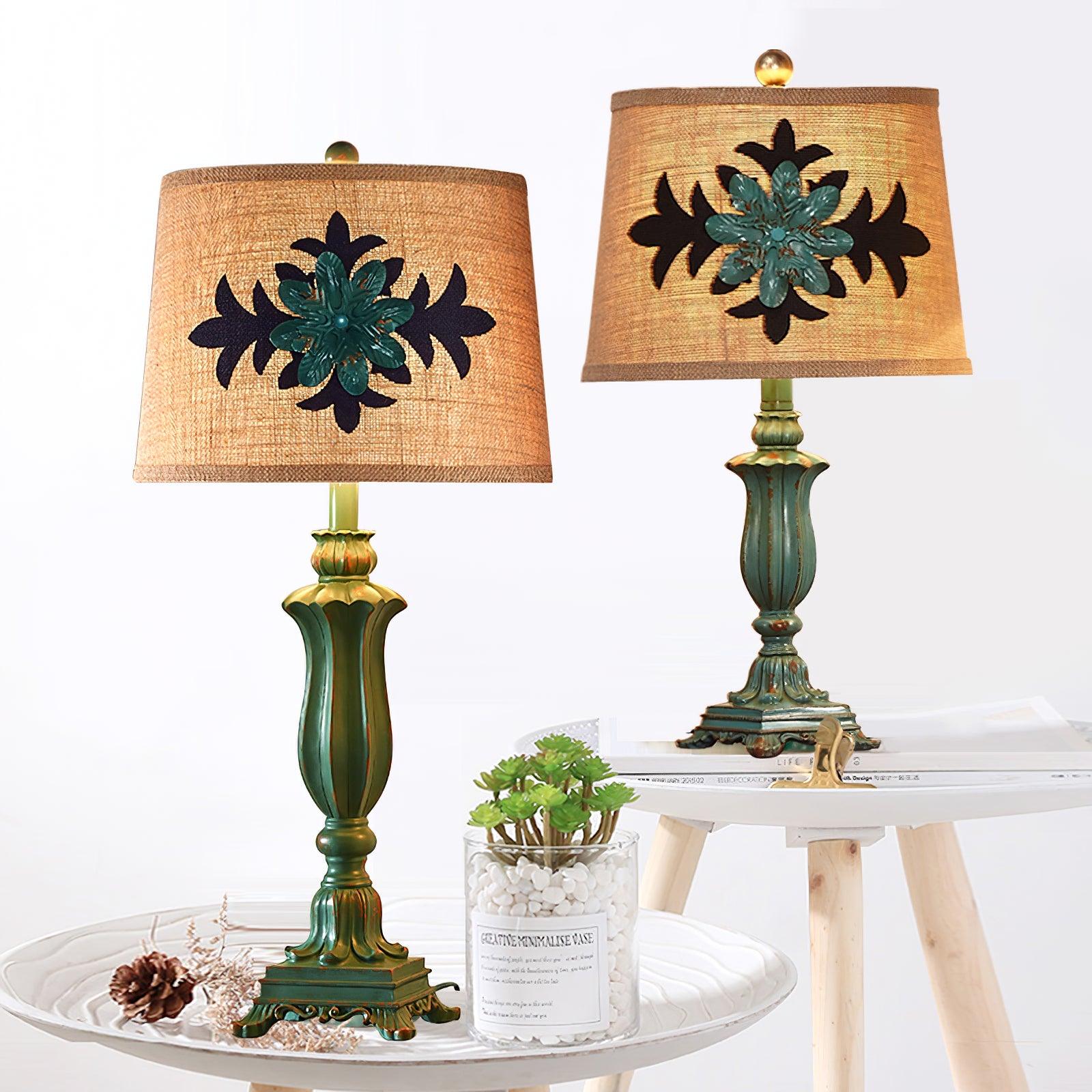 Xild Resin Fabric Table Lamp