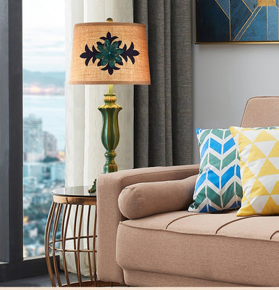Xild Resin Fabric Table Lamp