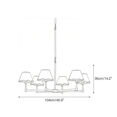Beaumere Rattan Chandelier