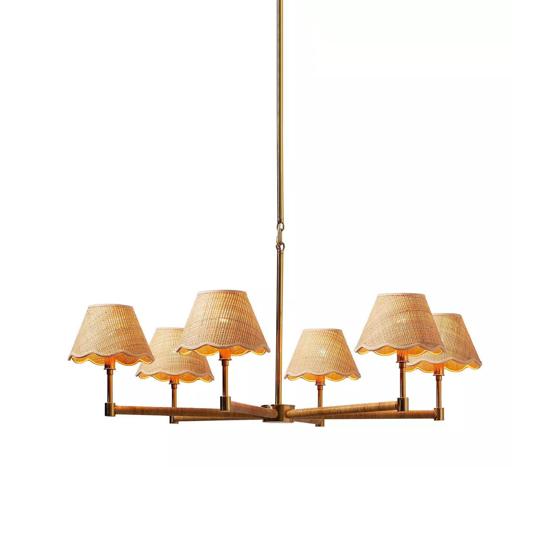 Beaumere Rattan Chandelier