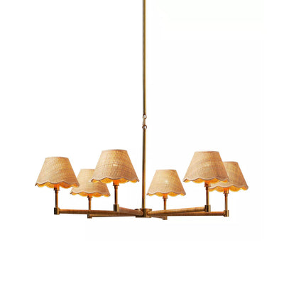 Beaumere Rattan Chandelier