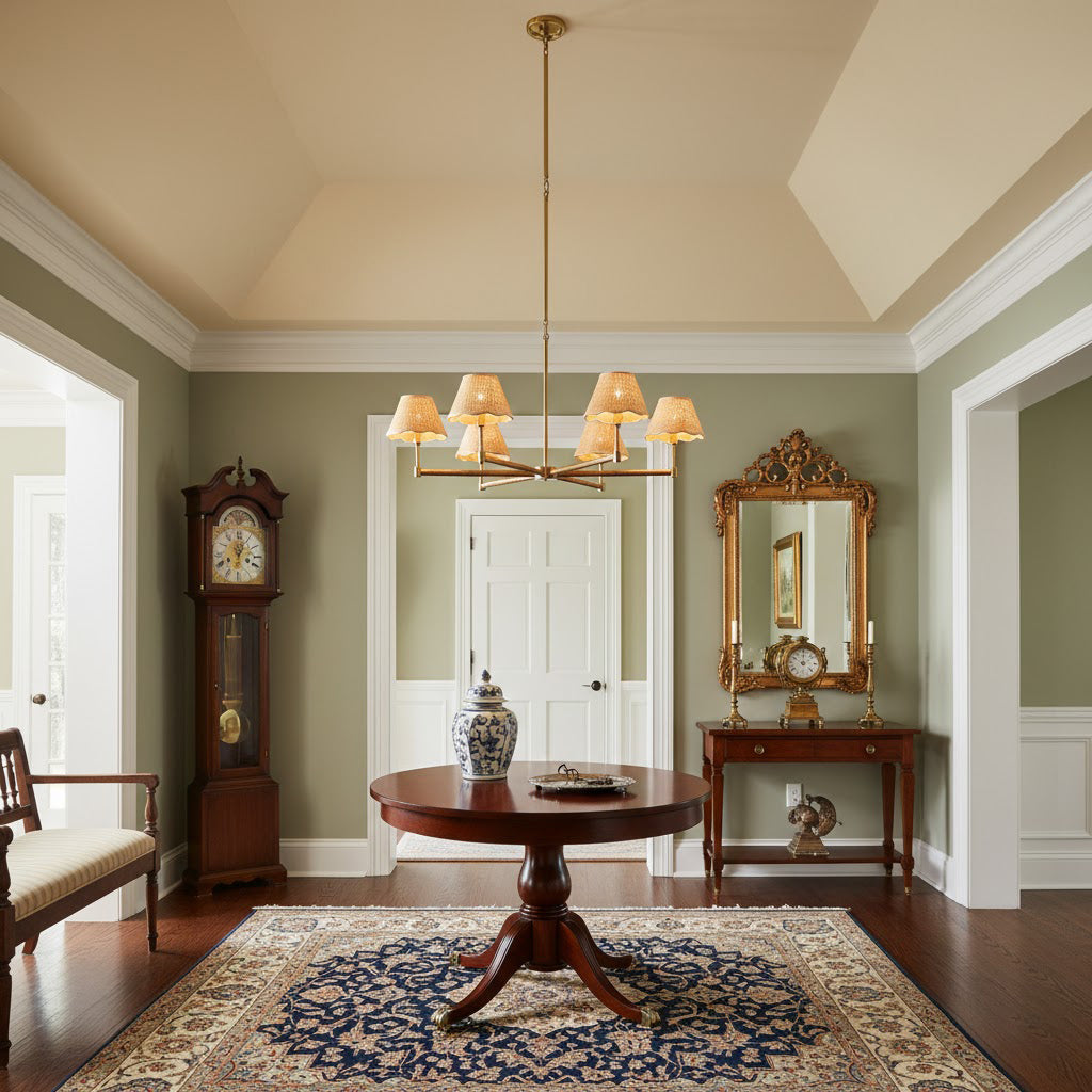 Beaumere Rattan Chandelier