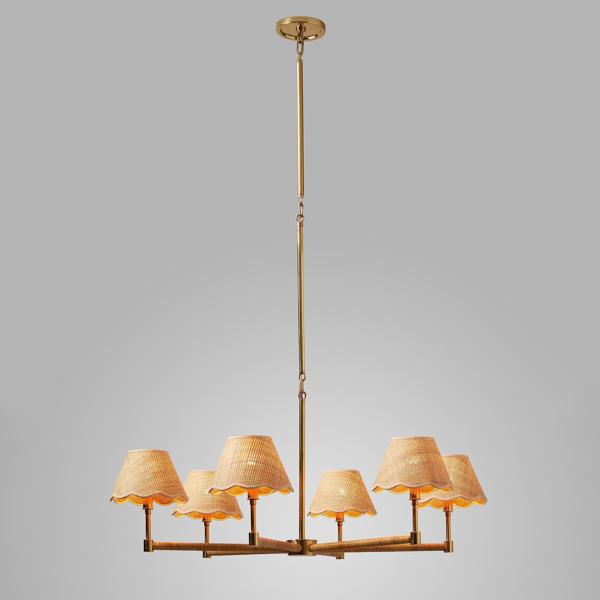 Beaumere Rattan Chandelier