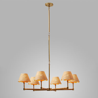 Beaumere Rattan Chandelier