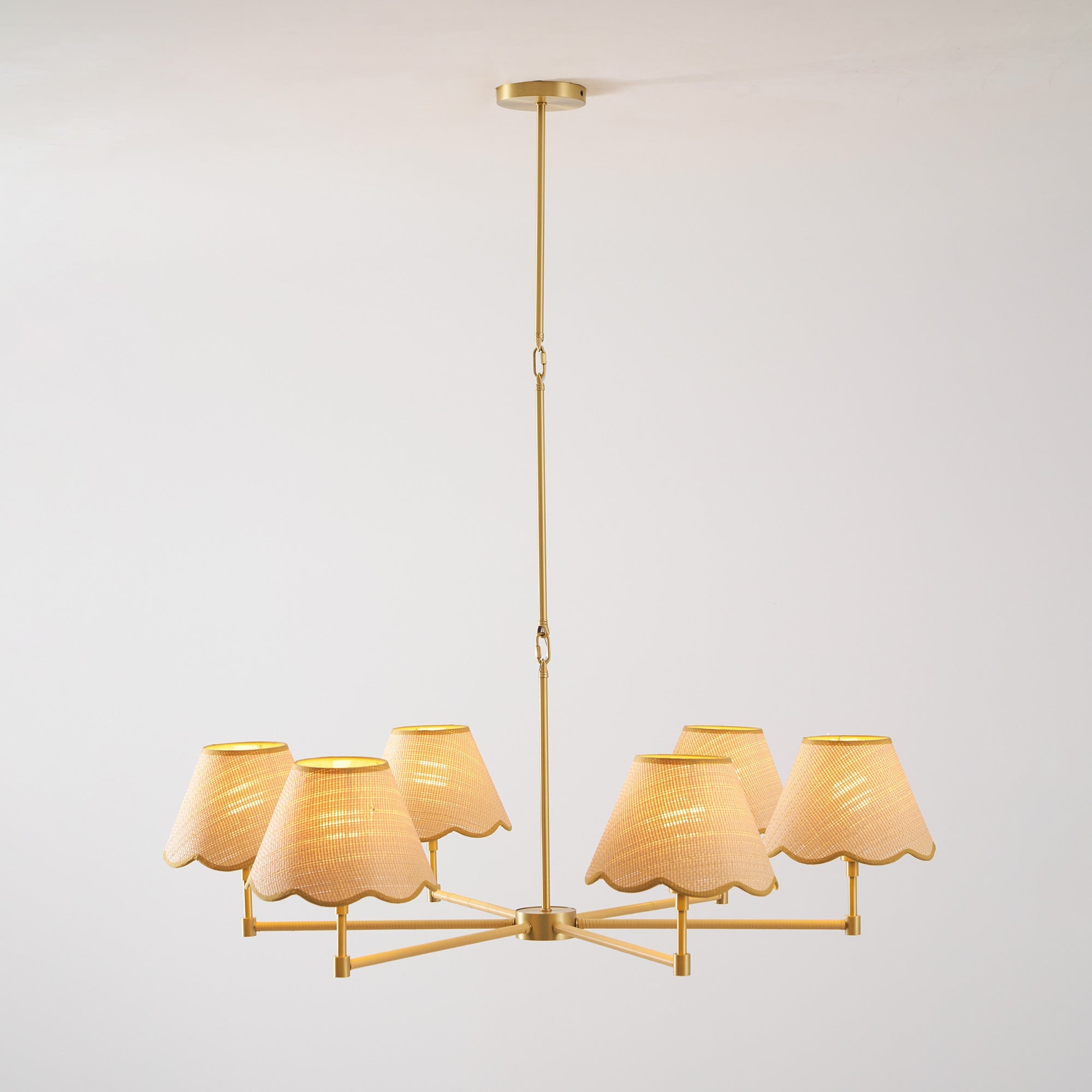 Beaumere Rattan Chandelier