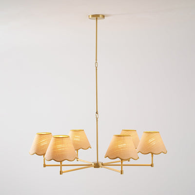 Beaumere Rattan Chandelier