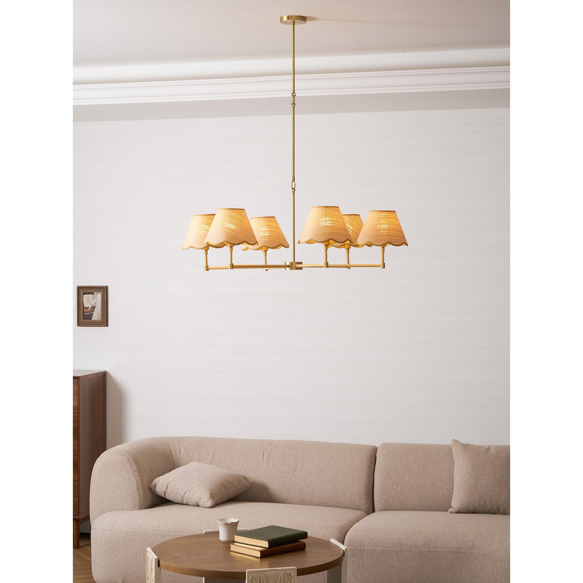 Beaumere Rattan Chandelier