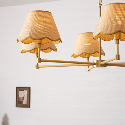 Beaumere Rattan Chandelier
