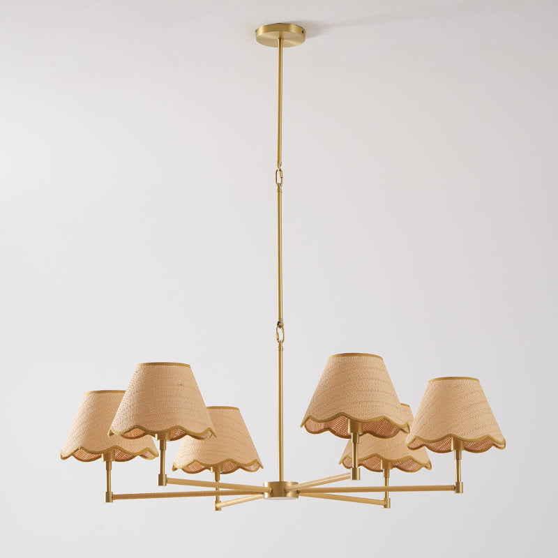 Beaumere Rattan Chandelier