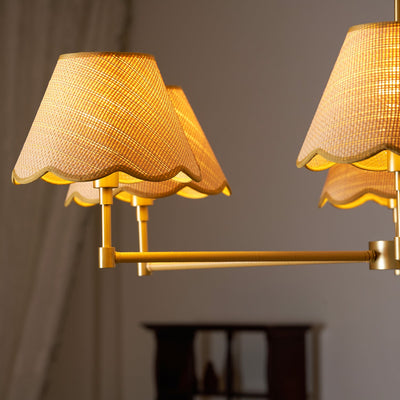 Beaumere Rattan Chandelier