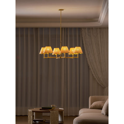Beaumere Rattan Chandelier