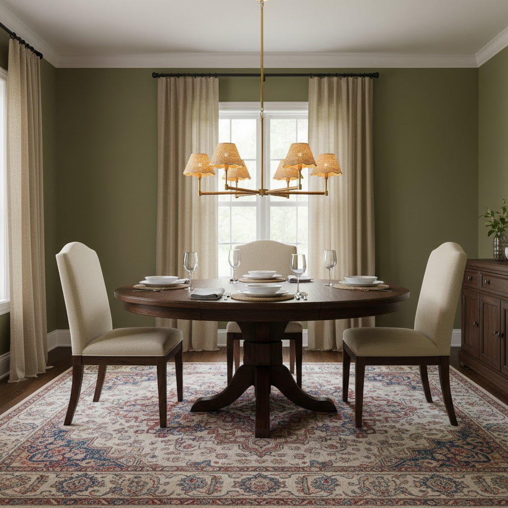 Beaumere Rattan Chandelier