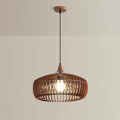 Lixu Wooden Retro Pendant Lamp