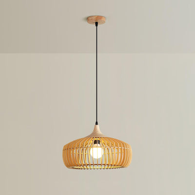 Lixu Wooden Retro Pendant Lamp