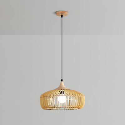Lixu Wooden Retro Pendant Lamp