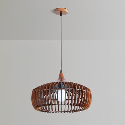Lixu Wooden Retro Pendant Lamp