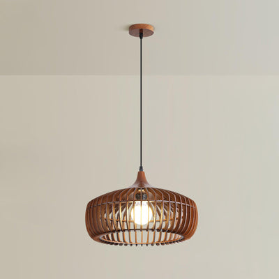 Lixu Wooden Retro Pendant Lamp