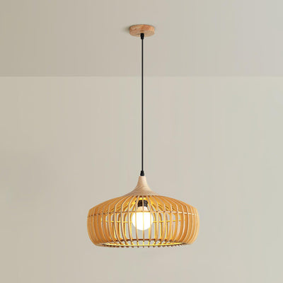 Lixu Wooden Retro Pendant Lamp