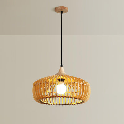 Lixu Wooden Retro Pendant Lamp