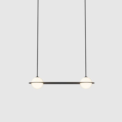 Valentina  Black  Glass Pendant Lamp