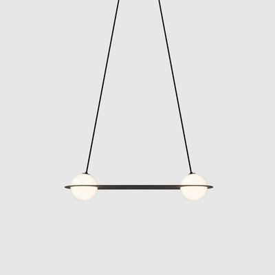 Valentina  Black  Glass Pendant Lamp