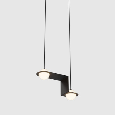 Valentina  Black  Glass Pendant Lamp