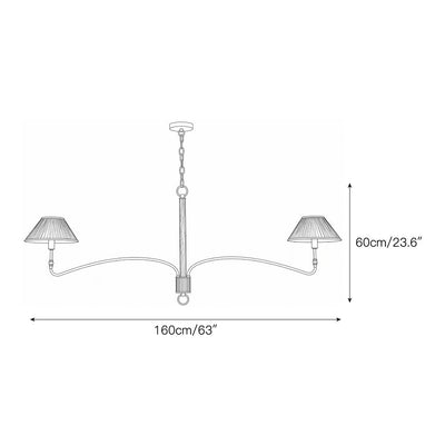 Fayron Pleated Chandelier