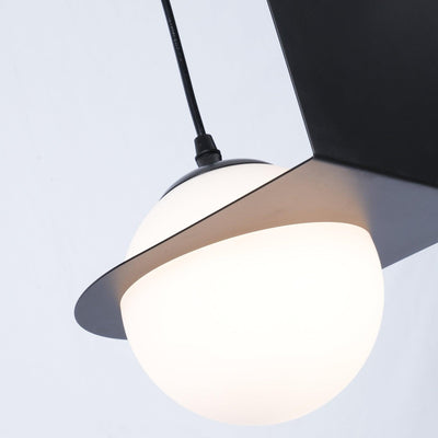 Valentina  Black  Glass Pendant Lamp