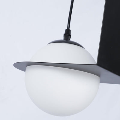 Valentina  Black  Glass Pendant Lamp