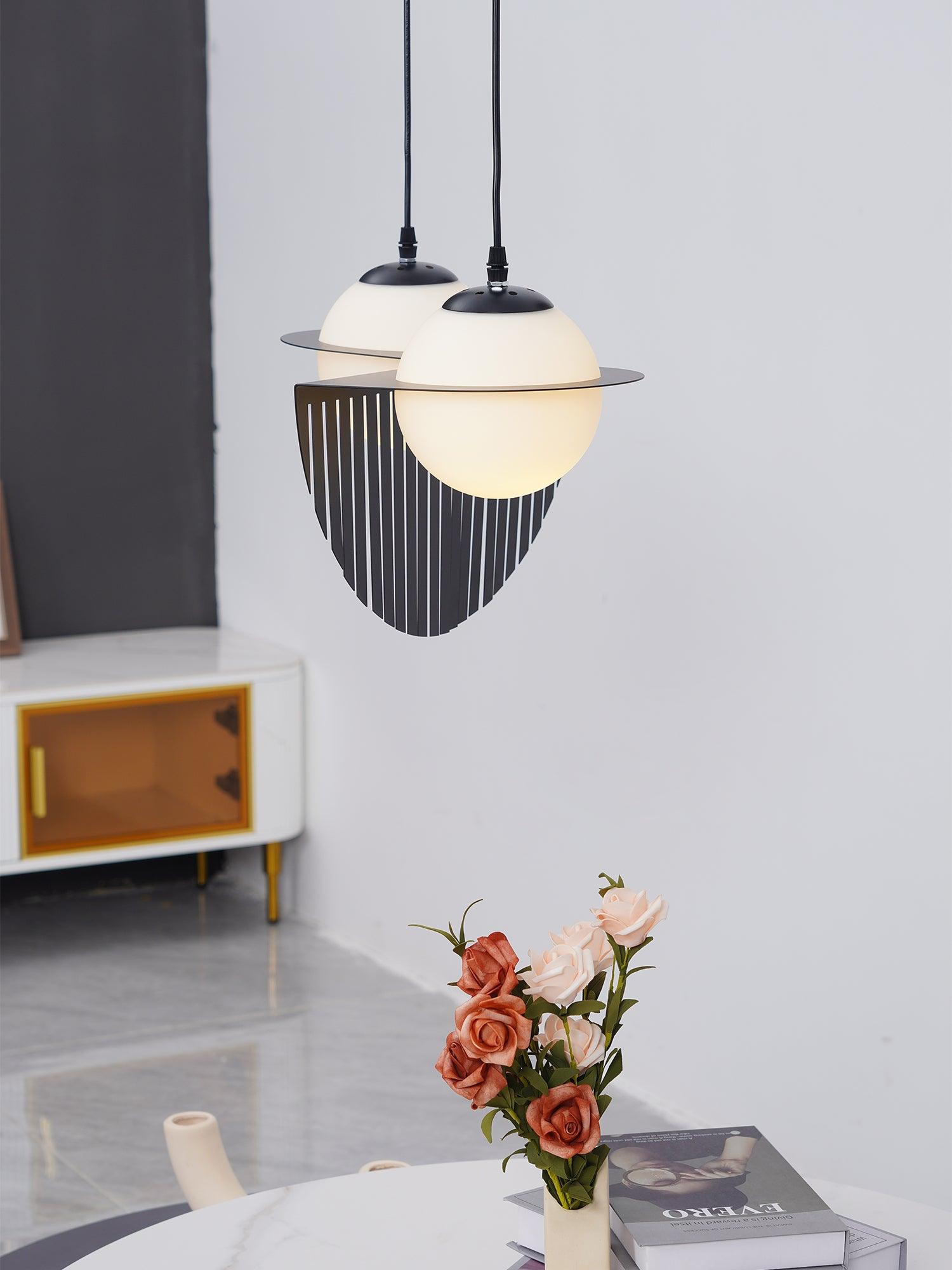 Mirere Black Contemporary Pendant Lamp - Neutral Decor