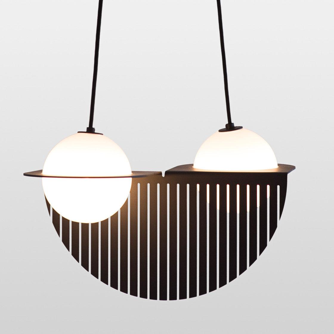Mirere Black Contemporary Pendant Lamp - Neutral Decor
