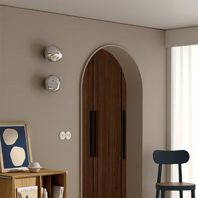 Auden Amber Glass Wall Lamp - Neutral Decor