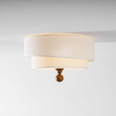 Serelira Dovemont Layered Fabric Ceiling Light