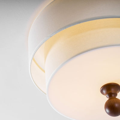 Serelira Dovemont Layered Fabric Ceiling Light
