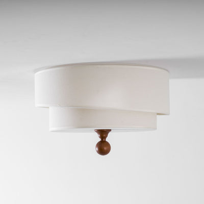 Serelira Dovemont Layered Fabric Ceiling Light