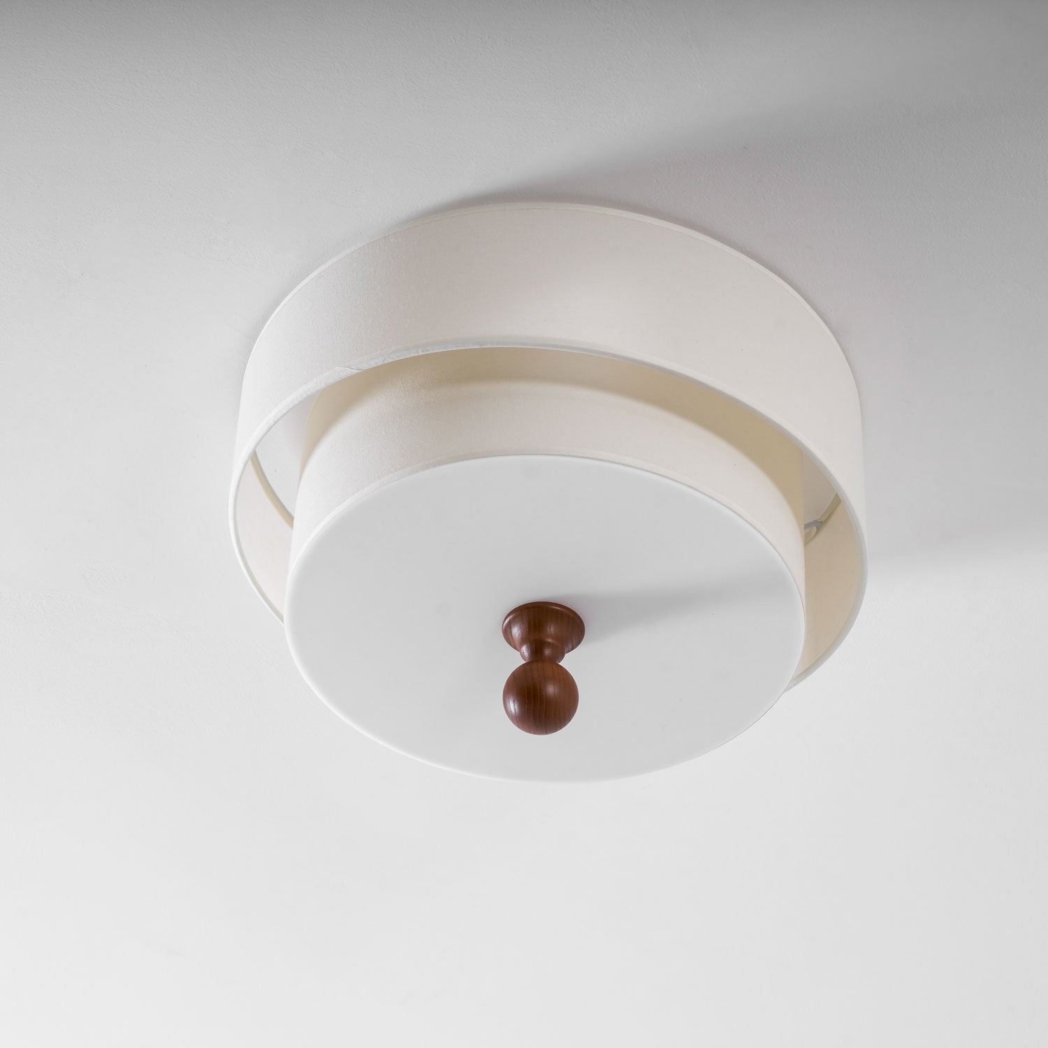 Serelira Dovemont Layered Fabric Ceiling Light