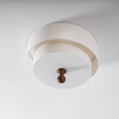 Serelira Dovemont Layered Fabric Ceiling Light