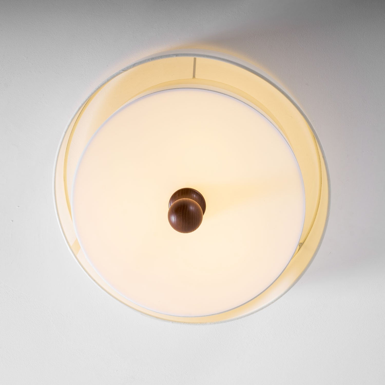 Serelira Dovemont Layered Fabric Ceiling Light