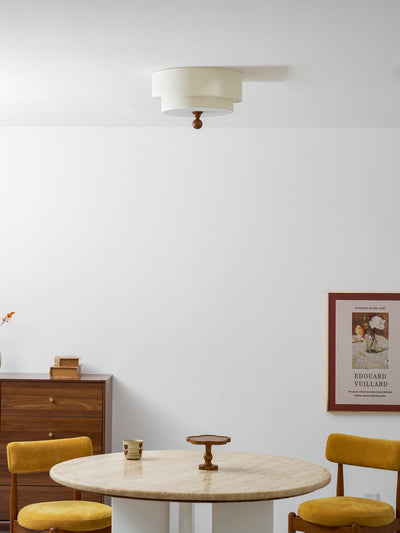 Serelira Dovemont Layered Fabric Ceiling Light