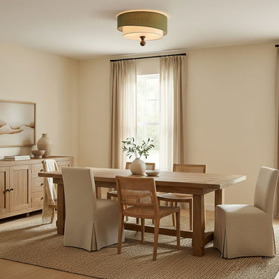 Serelira Dovemont Layered Fabric Ceiling Light