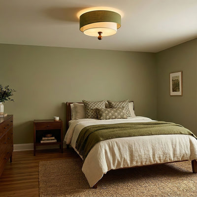 Serelira Dovemont Layered Fabric Ceiling Light
