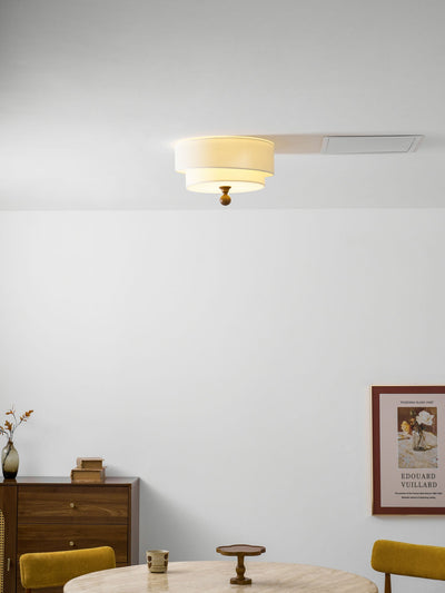 Serelira Dovemont Layered Fabric Ceiling Light