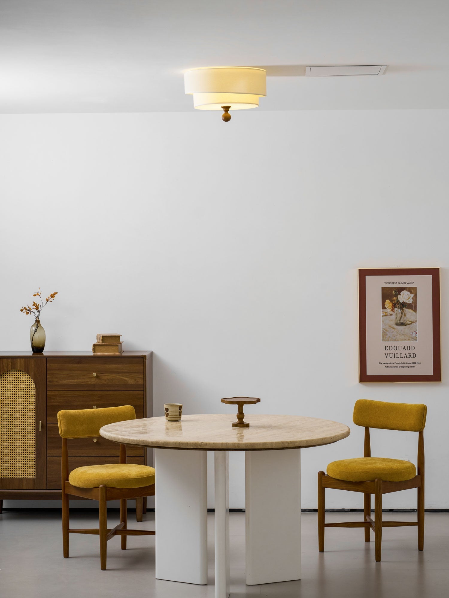 Serelira Dovemont Layered Fabric Ceiling Light