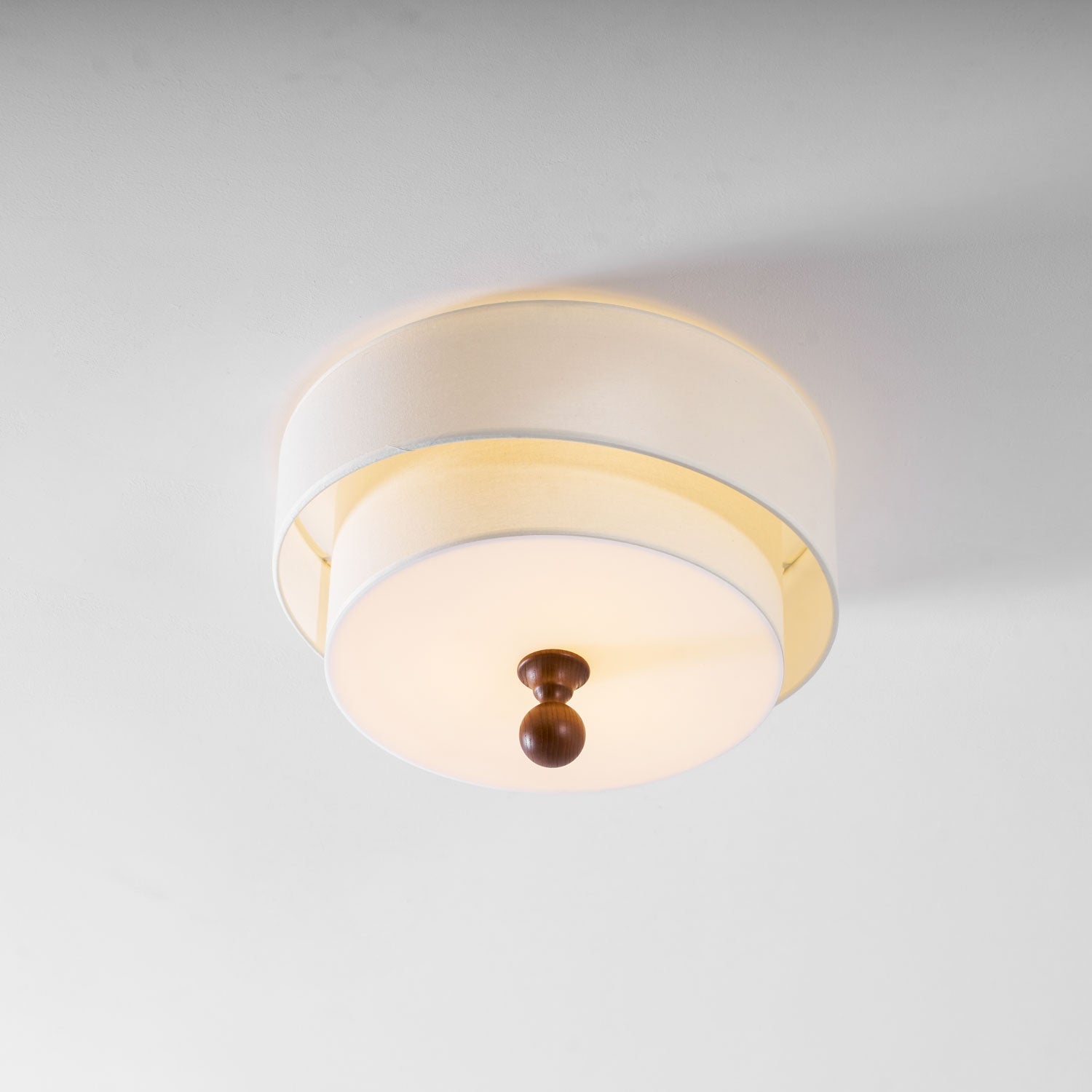Serelira Dovemont Layered Fabric Ceiling Light
