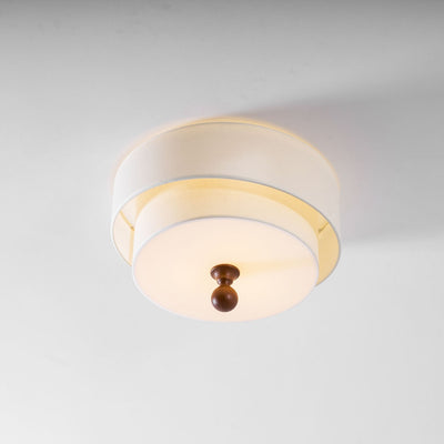 Serelira Dovemont Layered Fabric Ceiling Light