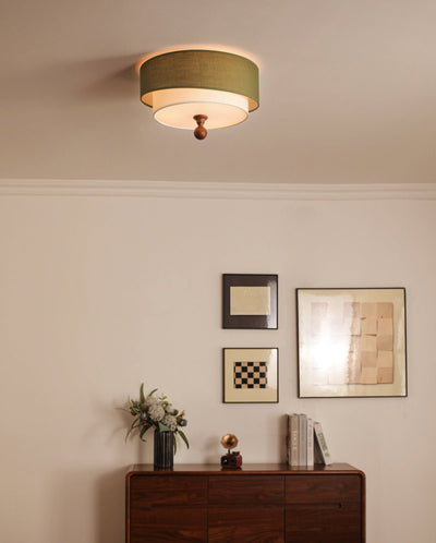 Serelira Dovemont Layered Fabric Ceiling Light