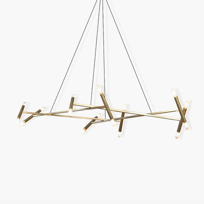 Soliriel Modern Brass Chandelier