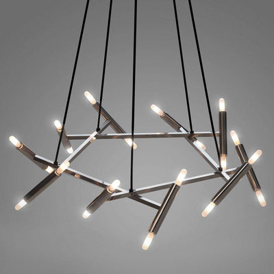 Soliriel Modern Brass Chandelier