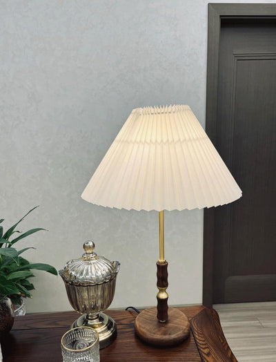 Vovenil Pleated Shade Table Lamp