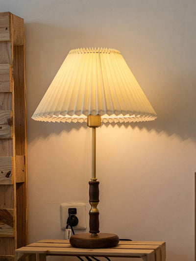 Vovenil Pleated Shade Table Lamp